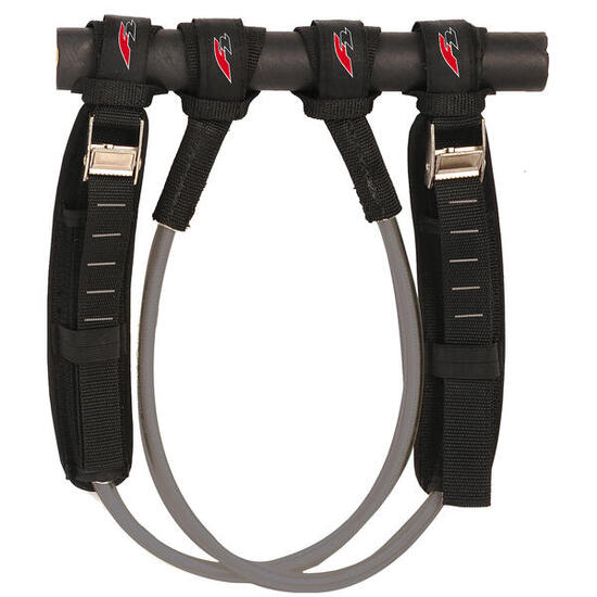 F2 Windsurf Trapeztampen Adjustable 22-28 cm Schwarz 2024/2025