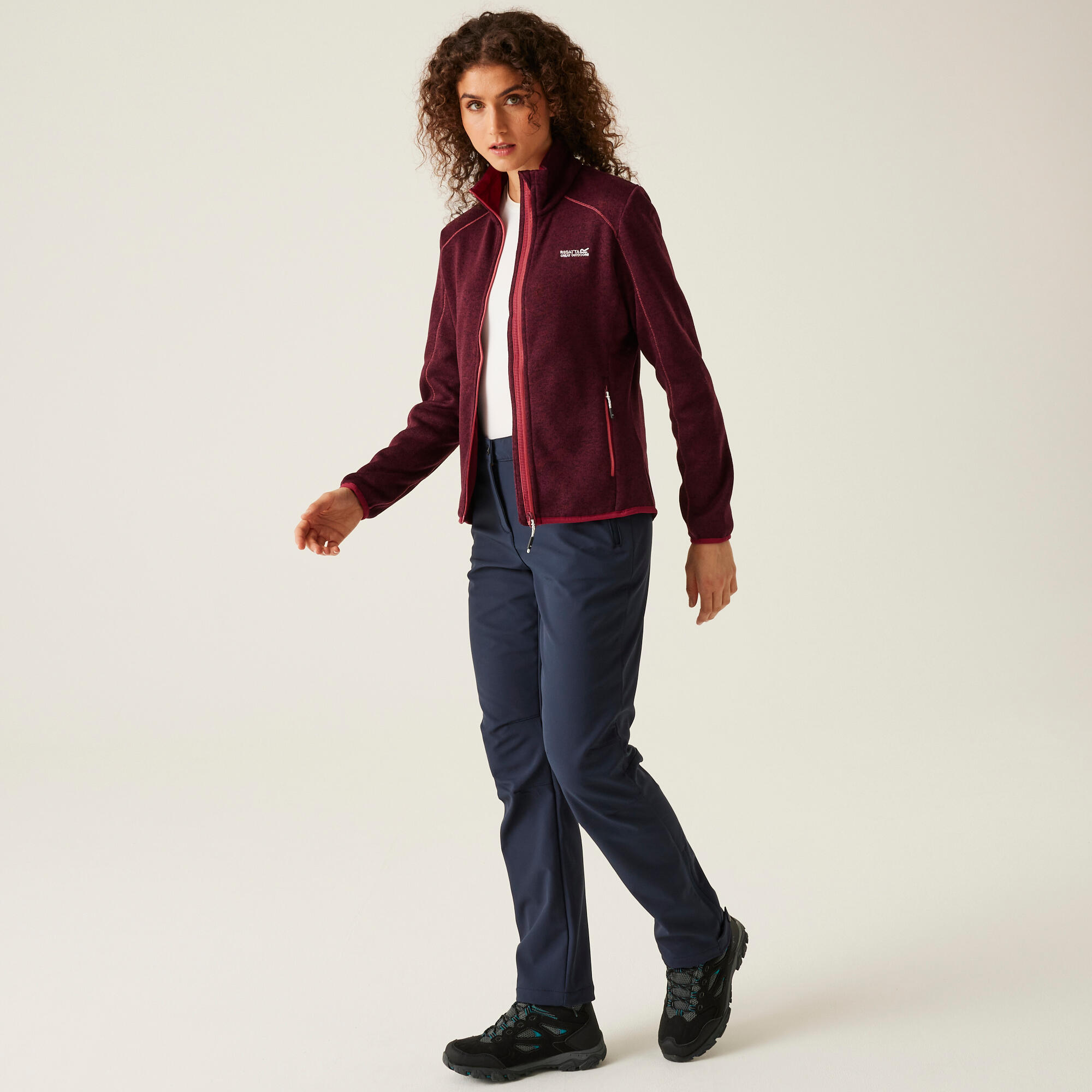 De Newhill wandelfleece voor dames 3/6
