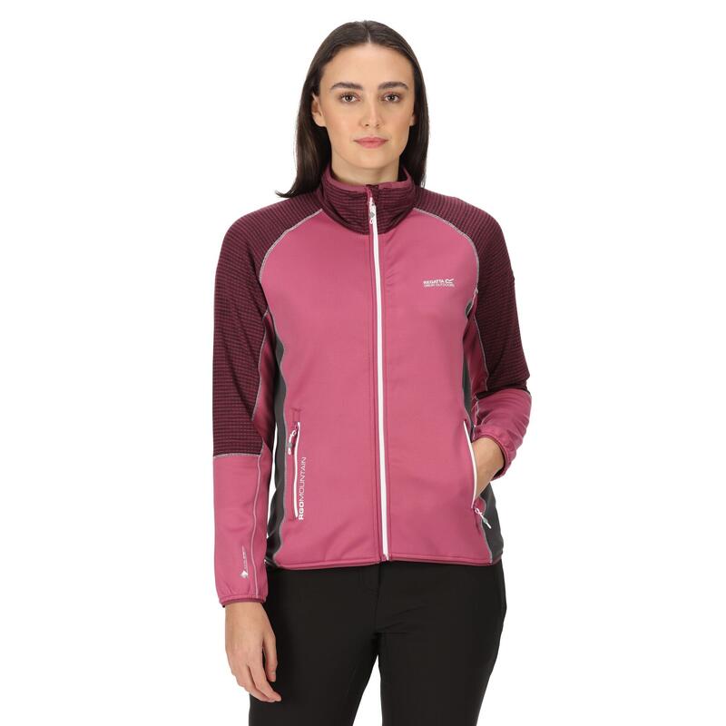 Dameswandelfleece Full Zip Regatta Yare VI, dieppaars