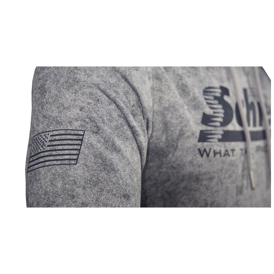 Herren USA Flagge Poly HD Sweatshirt mit Kapuze 4/5