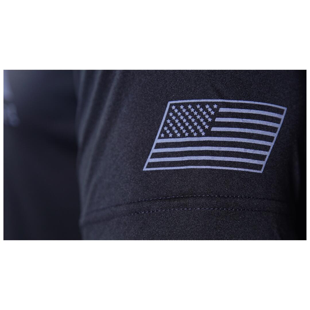 T-Shirt HD en Polyéthylène USA Flag pour Femmes 2/3