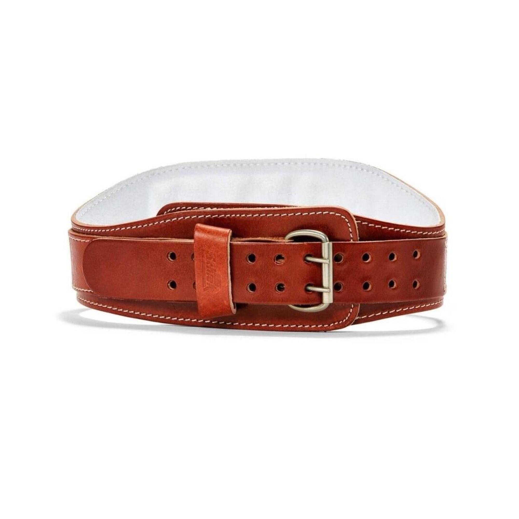 100% Leder Gewichthebergürtel Model L2006 3/7