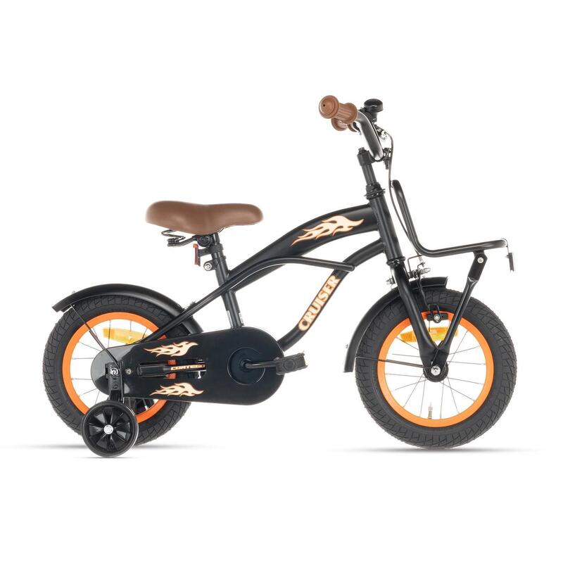 Cortego Cruiser Vélo Garçon Plus Orange 12 Pouces - Vélo Enfants de 2 à 4 ans