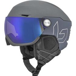 BOLLE Casque de ski V-RYFT PURE - couleur GREY MATTE / visière PHOTOCHROMIC 1-3