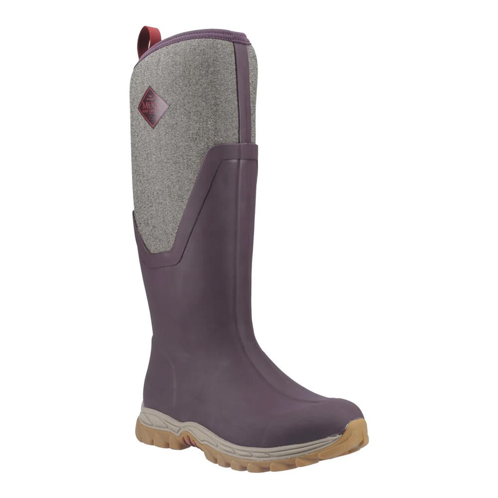 Womens/Ladies Arctic Sport II Tall Wellington Boots (Wine) MUCK