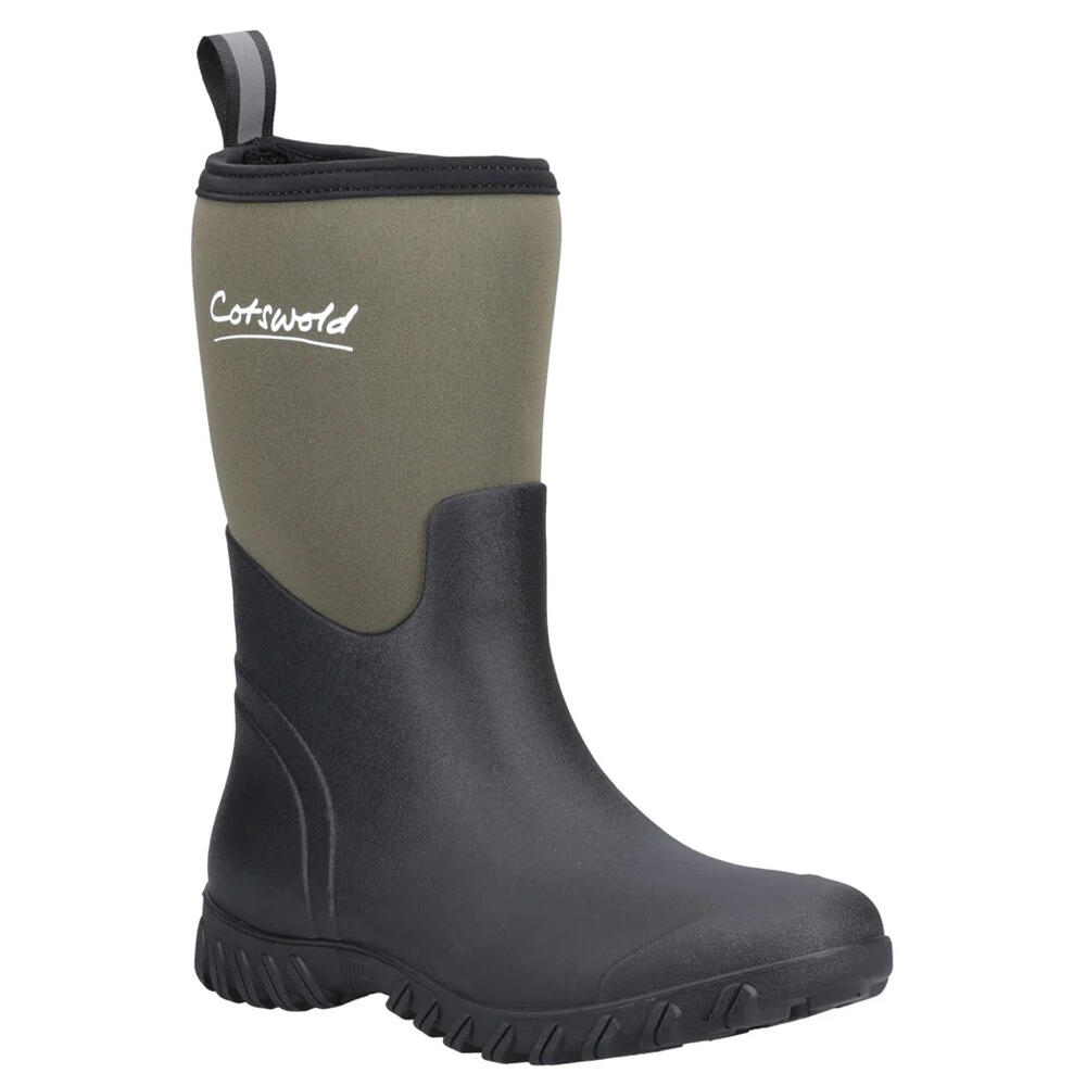 Womens/Ladies Ashmead Neoprene Wellington Boots (Green) 1/5
