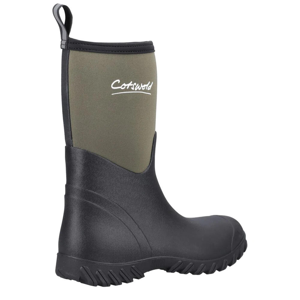 Womens/Ladies Ashmead Neoprene Wellington Boots (Green) 2/5
