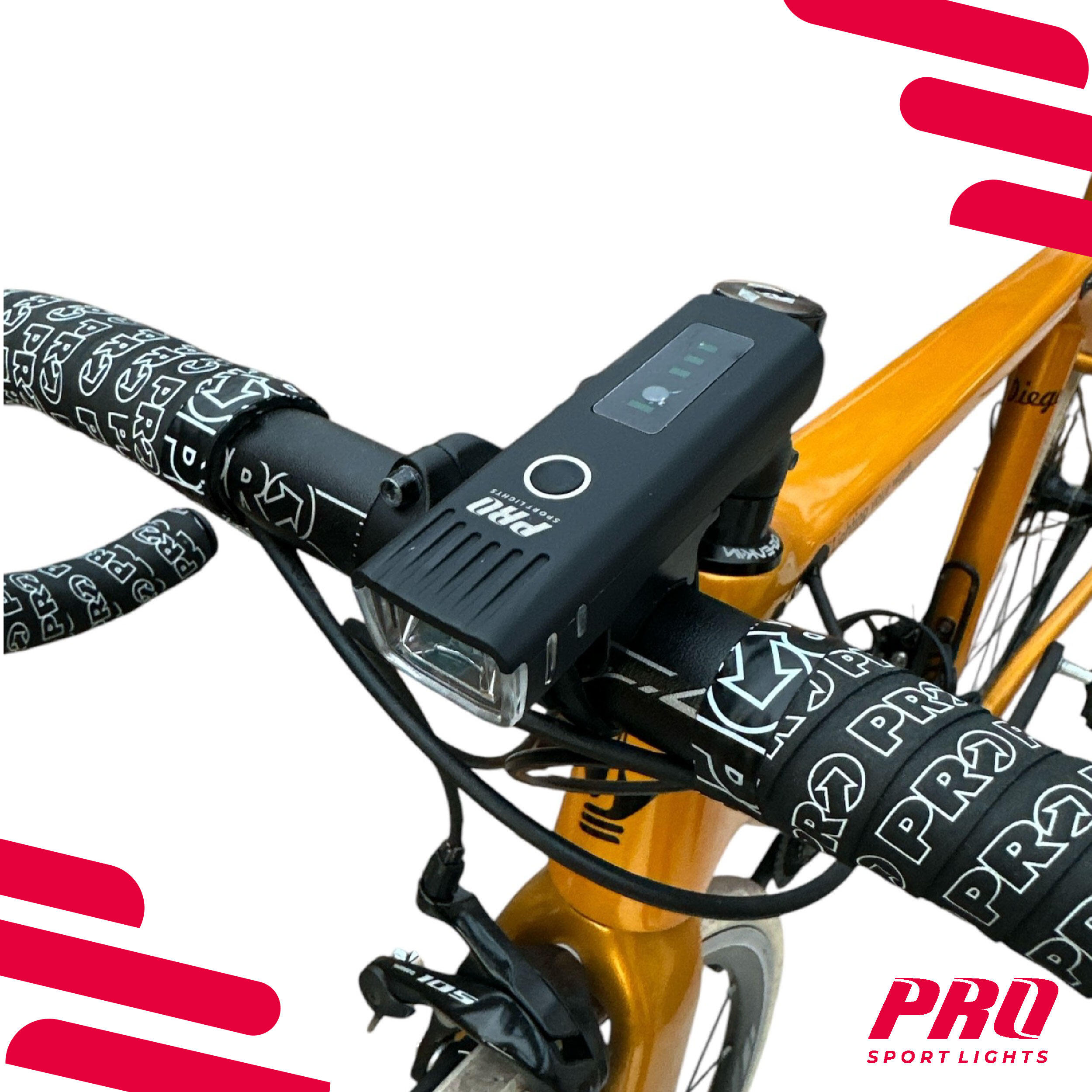 Fietsverlichting Set USB Oplaadbaar 450 en 100 Lumen Koplamp Fiets Achterlicht 4/7
