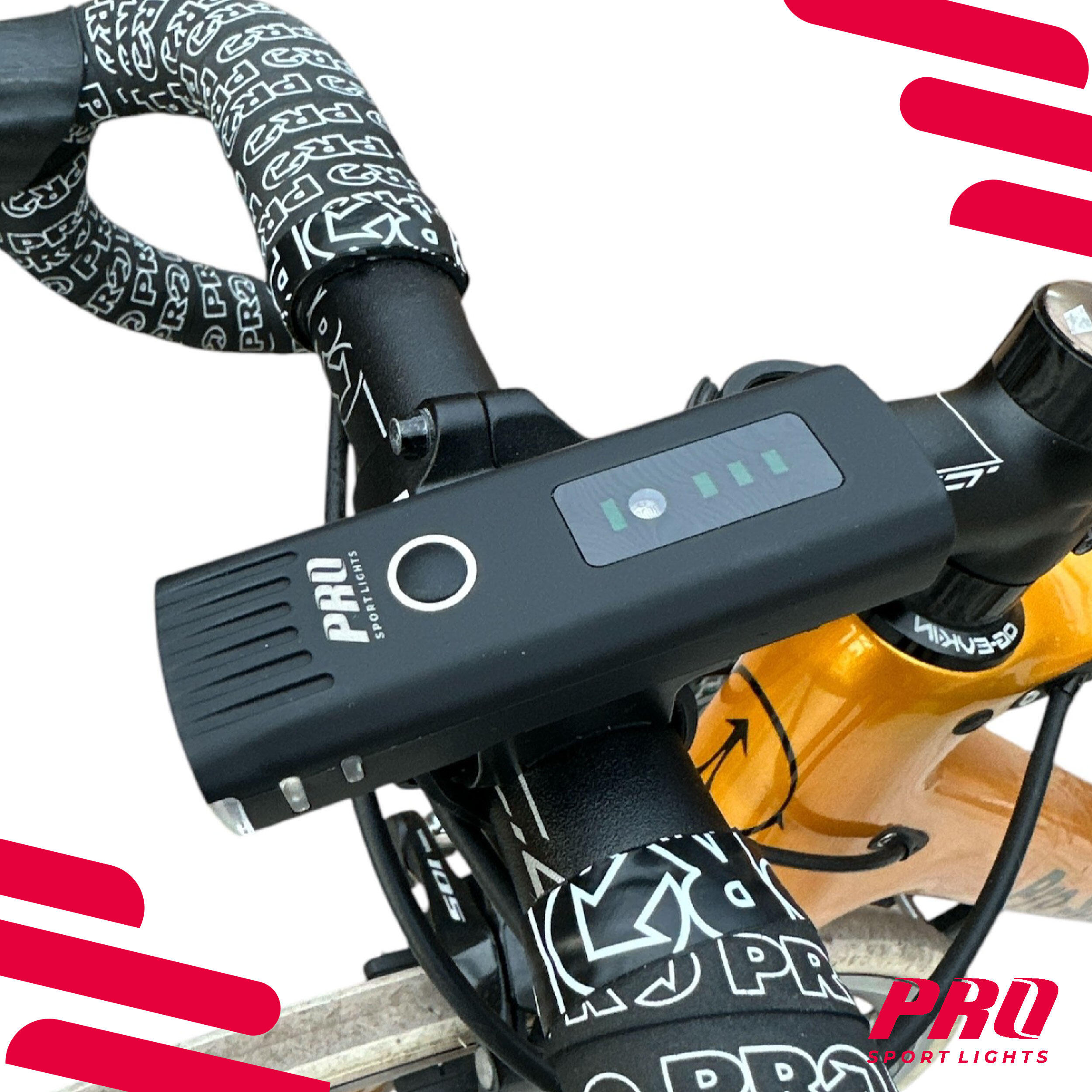 Fietsverlichting Set USB Oplaadbaar 450 en 100 Lumen Koplamp Fiets Achterlicht 2/7
