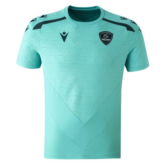 T-shirt Jo Paris 2024 Officiel Enfant T-Shirt Enfant Officiel Rugby World Cup 2023 Macron - Bleu Taille 11/12 Ans Maillot De Rugby Enfant