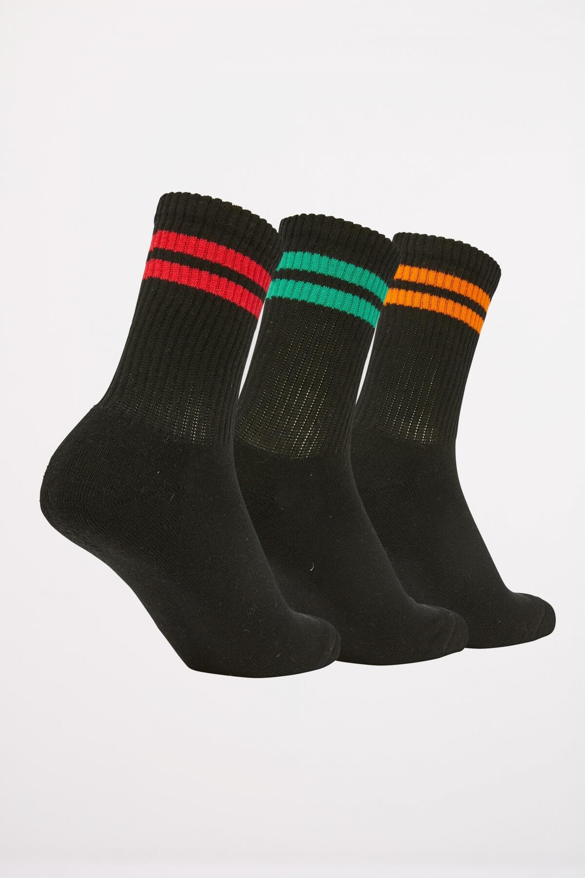 Chaussettes Ellesse Modèle Pullo Pack 3 Socks Couleur Noir 5/5