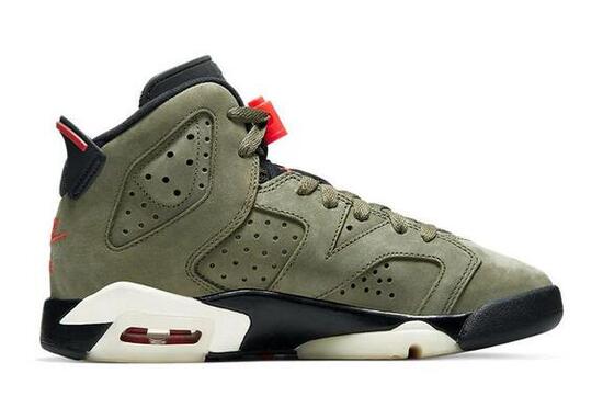 Air Jordan 6 Travis Scott Medium Olive - Taille : 38.5 EU