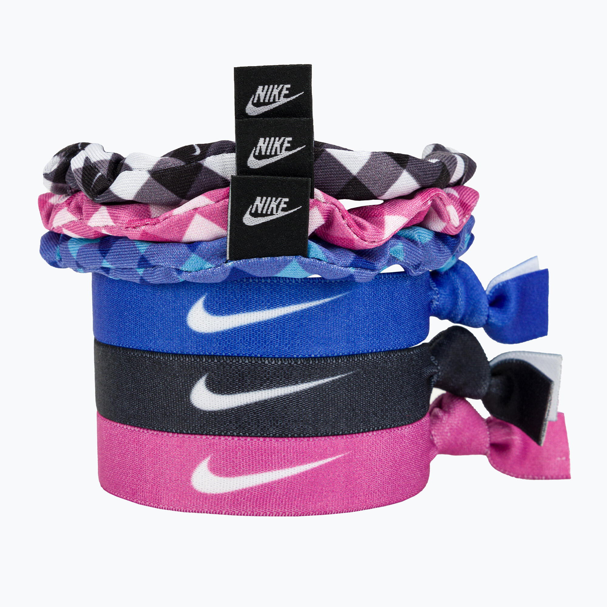 NIKE Faixas de cabelo mistas Nike com bolsa 6 unid.