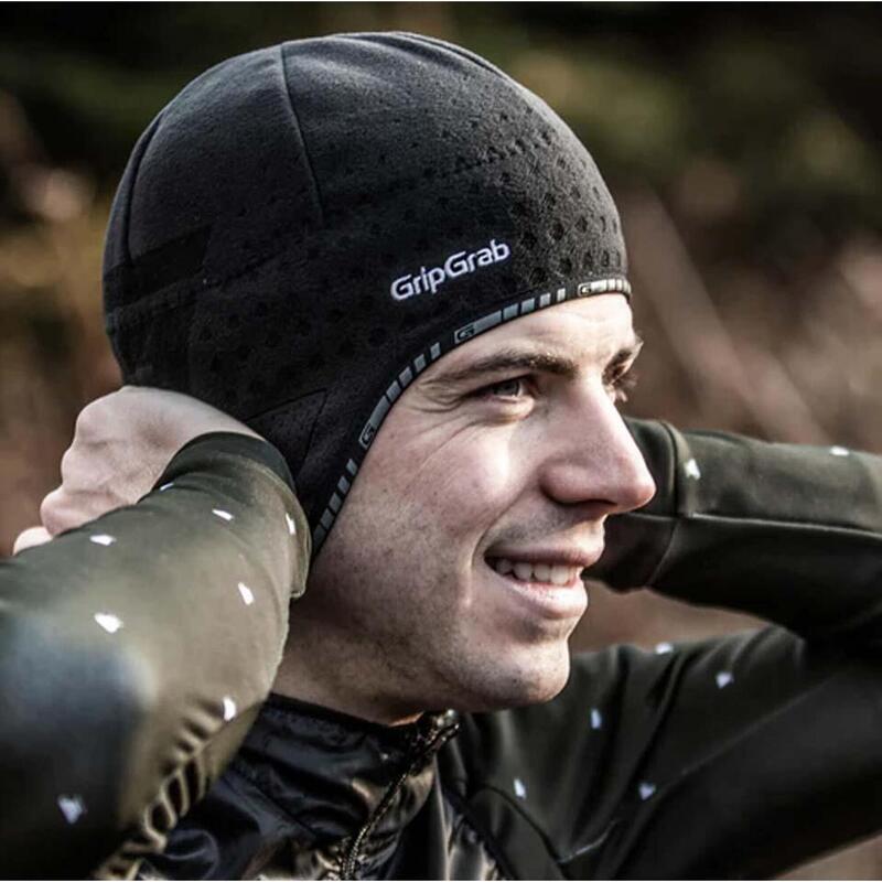 Gripgrab Aviator Windproof Deep Winter Skull Cap Black - L (60-63 Cm)