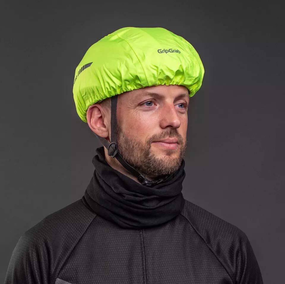 Couvre‑casque GripGrab Hi‑Vis - imperméable et réfléchissant 2/3