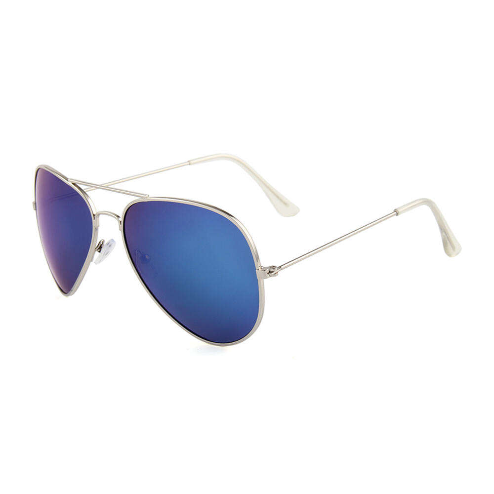 Fluor - Fluor Eyewear Pjh0911m-4 Lunettes De Soleil Argentées - Lunettes De Soleil - Bleu|gris - Taille Unique - Decathlon
