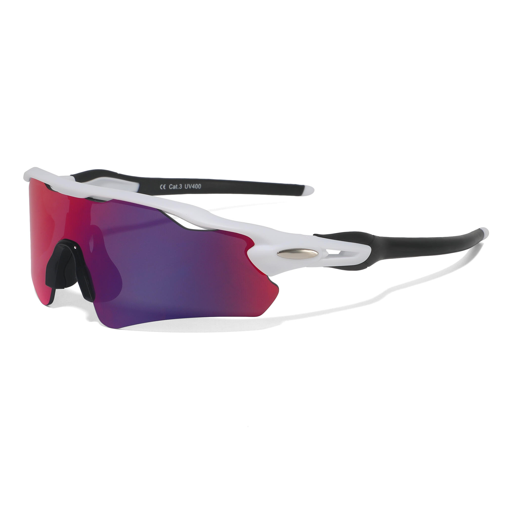 Fluor - Fluor Eyewear Yx9208 C2-04 Lunettes De Soleil Blanches - Lunettes De Soleil - Blanc|rouge - No Size - Decathlon