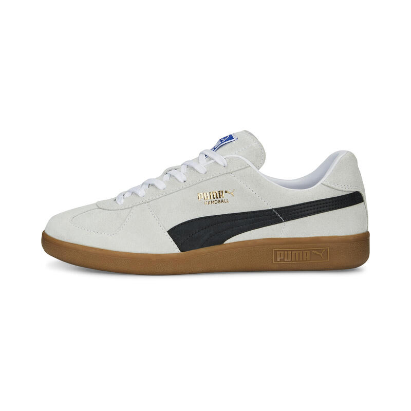 Unisex fitness tenisky gumová podešev handball PUMA White Black Gum Beige