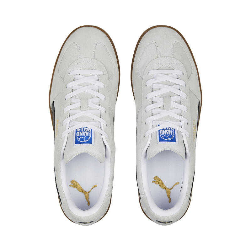 Unisex fitness tenisky gumová podešev handball PUMA White Black Gum Beige