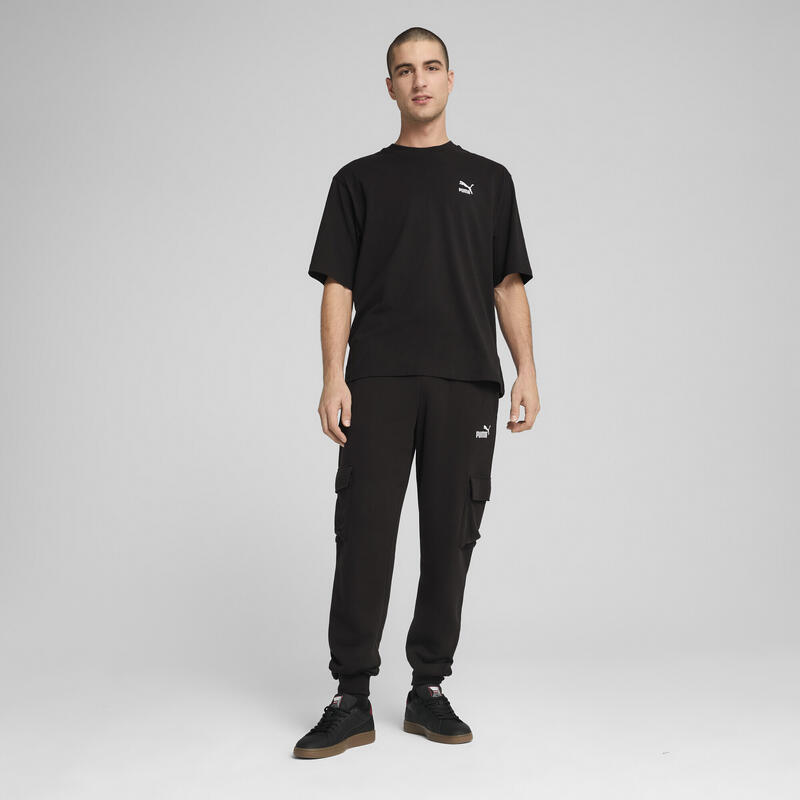Męskie bojówki z Essentials z logo No. 1 PUMA Black