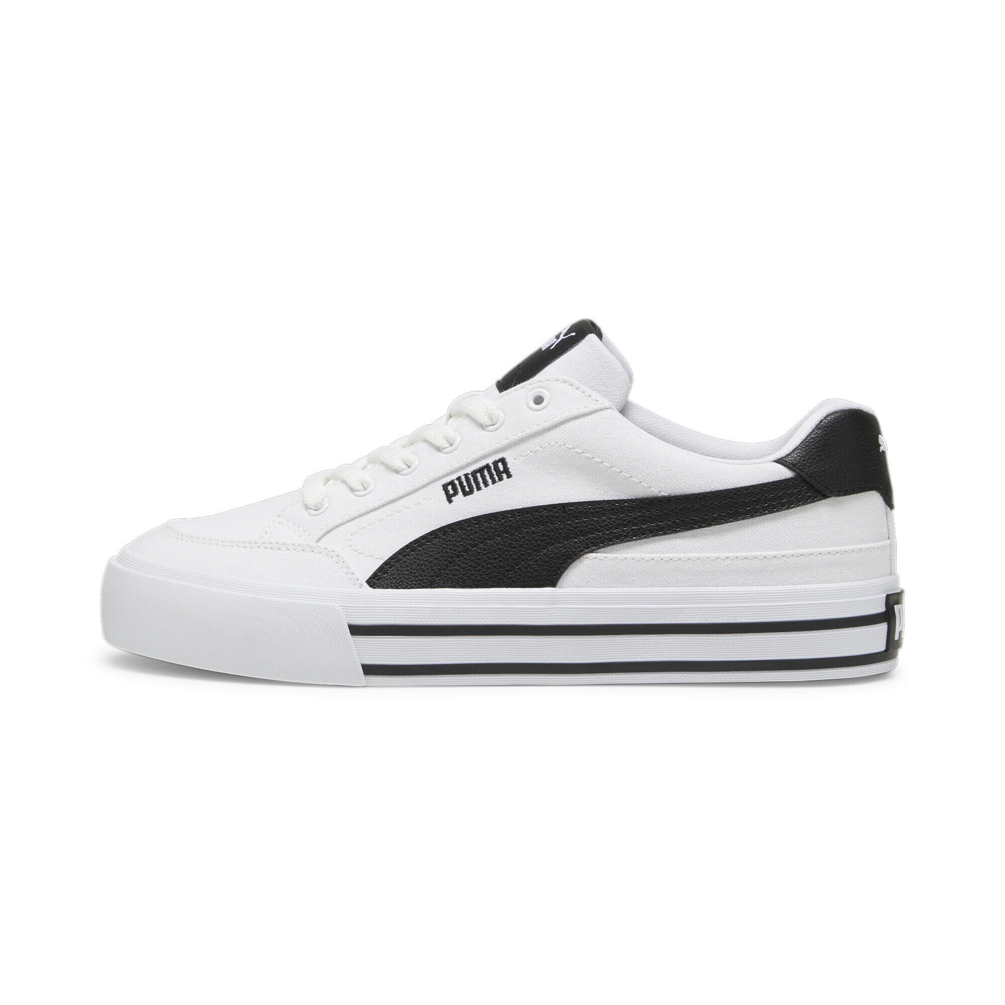 Court Classic Vulcanised Formstrip uniseks sneakers PUMA White Black 3/7