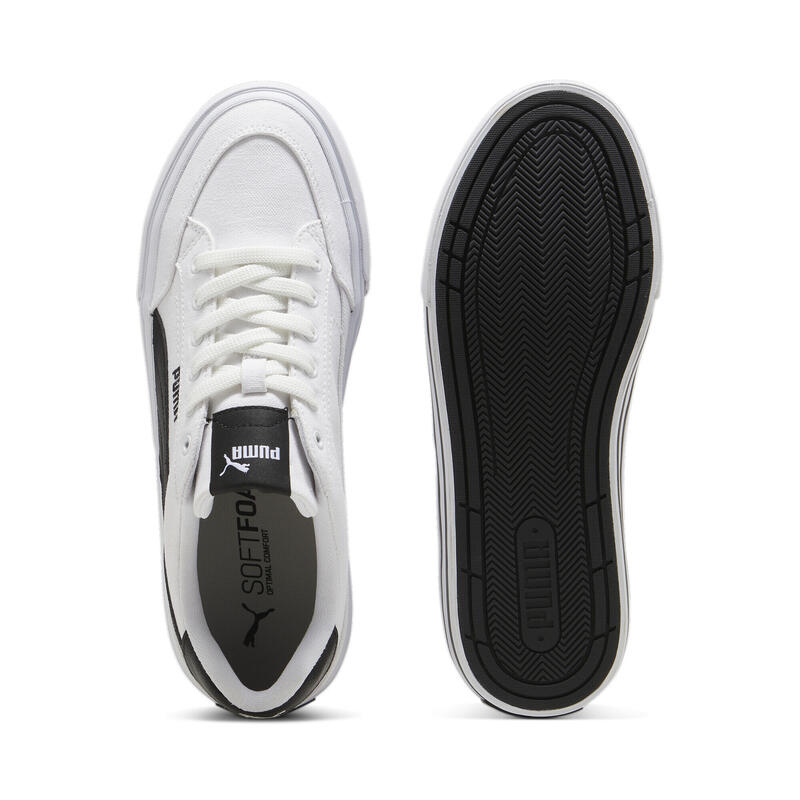 Sneakers Court Classic Vulcanised Formstrip Unisexe PUMA White Black