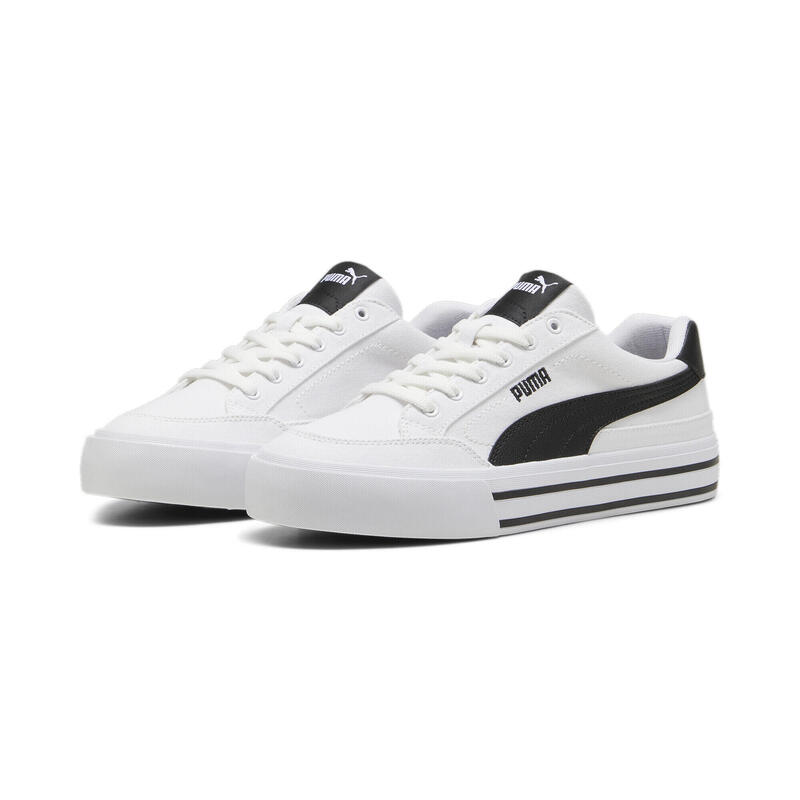 Încălțăminte Mers Adulți Court Classic Vulcanised Formstrip, Negru PUMA