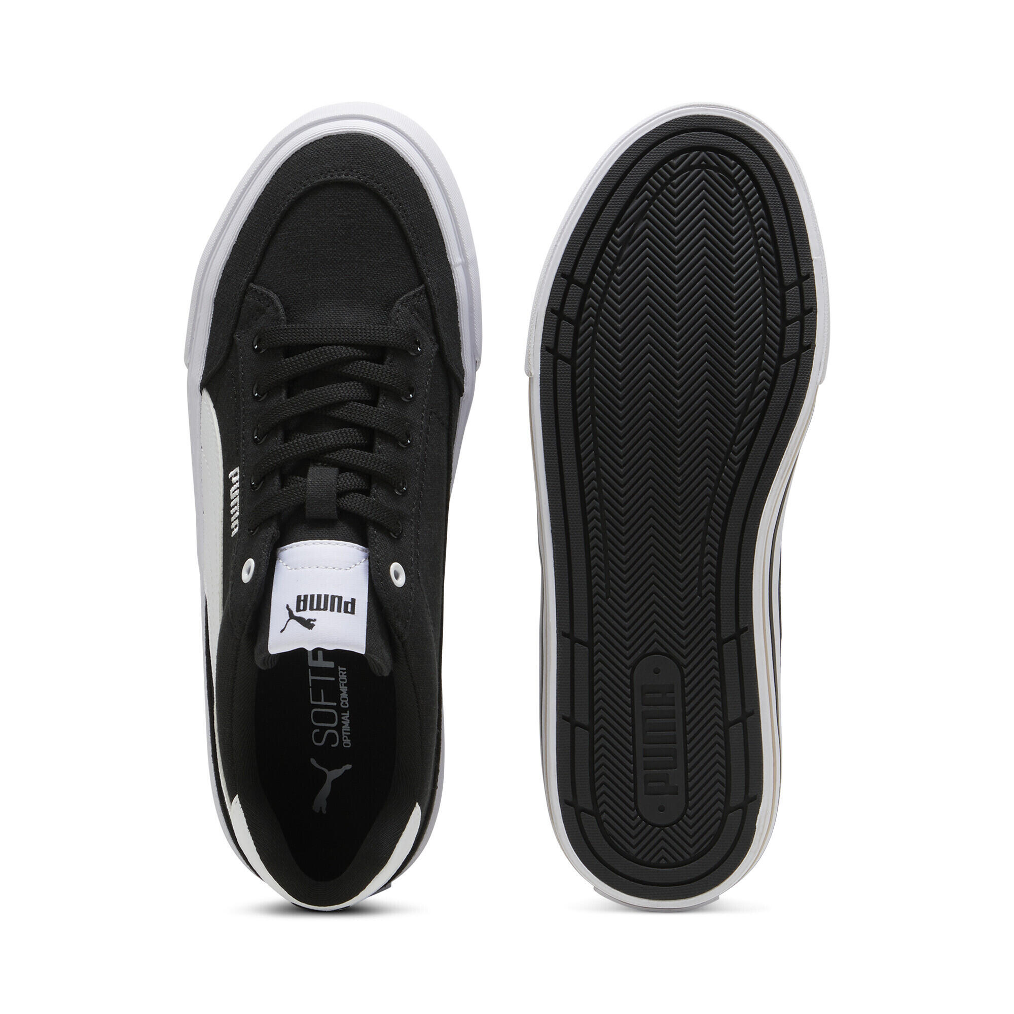 Sneakers Court Classic Vulcanised Formstrip Unisexe PUMA Black White 6/7