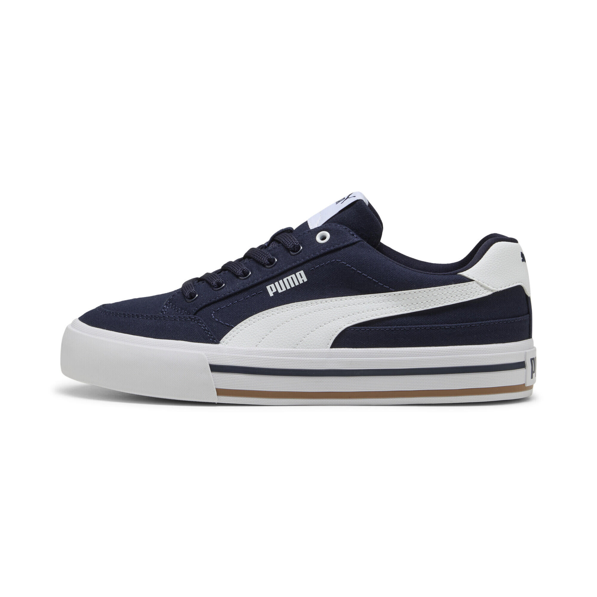 Sneakersy unisex Court Classic Vulcanised Formstrip PUMA New Navy White Blue 3/7