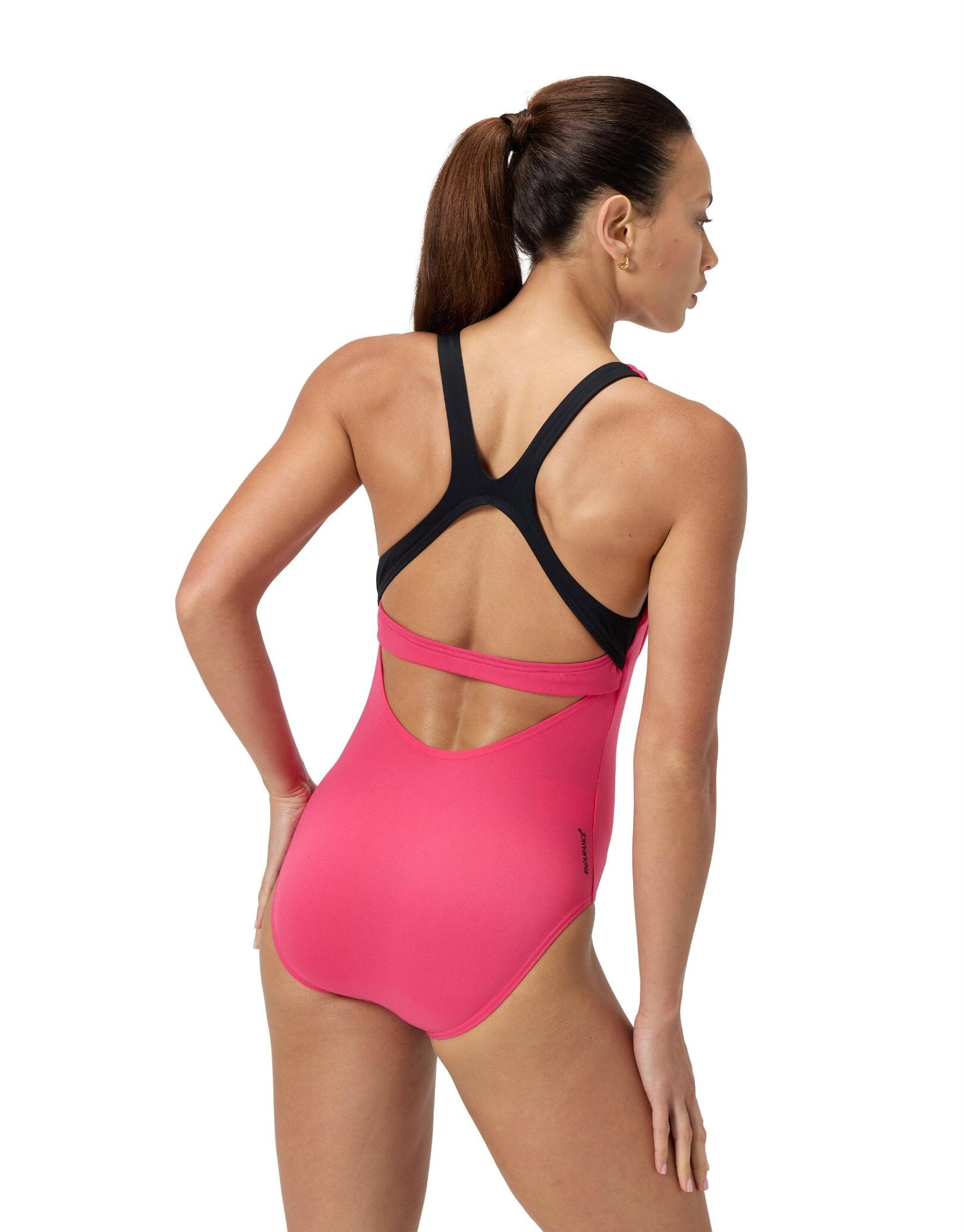 Dames Flex Band Badpak Roze 2/7