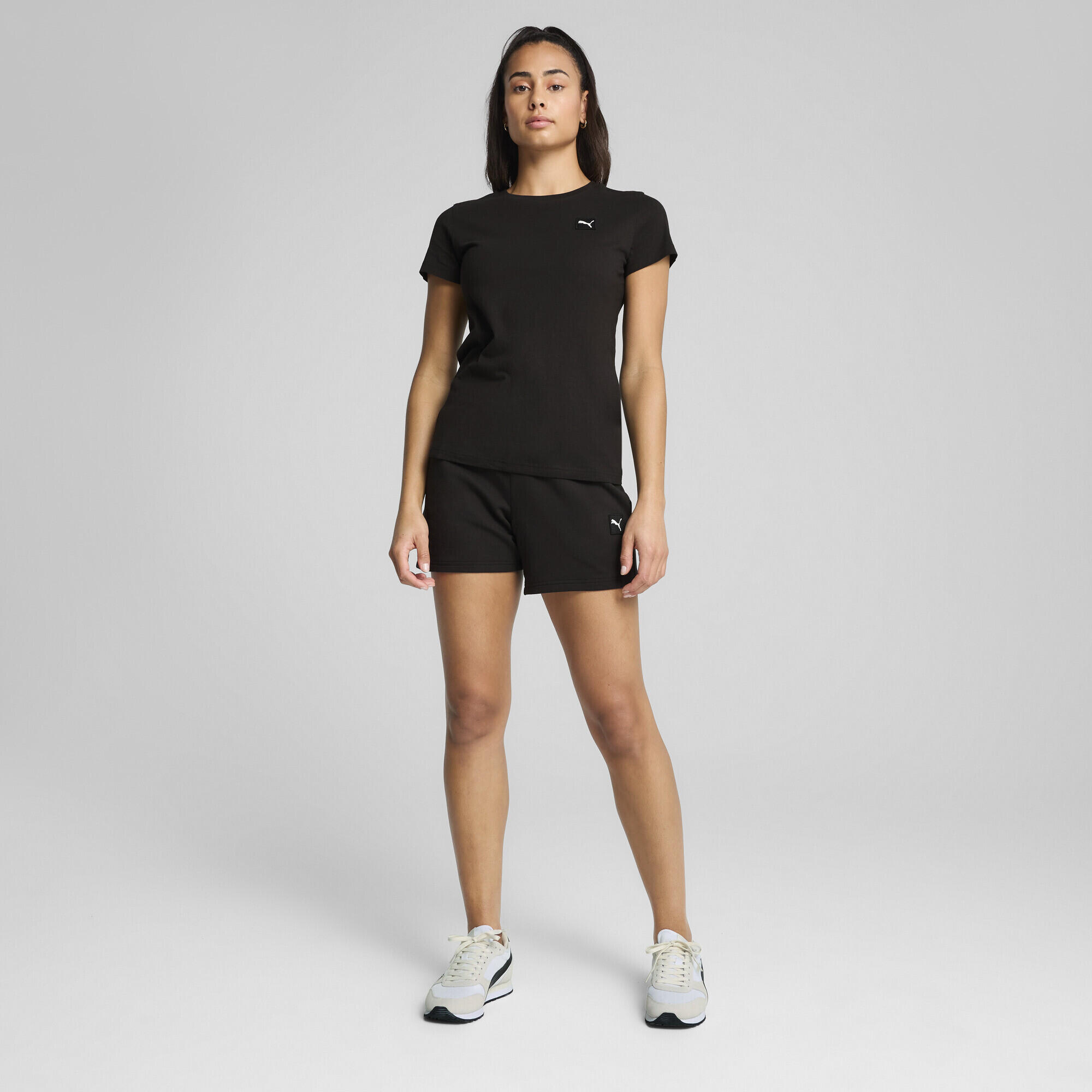 Short 5" à taille mi-haute ESS ELEVATED Femme PUMA Black 5/7