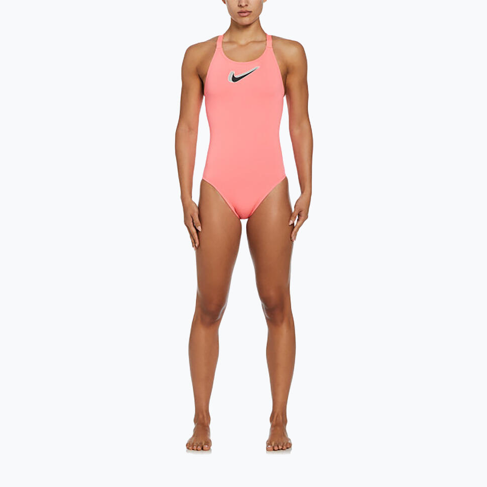Strój pływacki jednoczęściowy damski Nike Hydrastrong 3D Swoosh Fastback