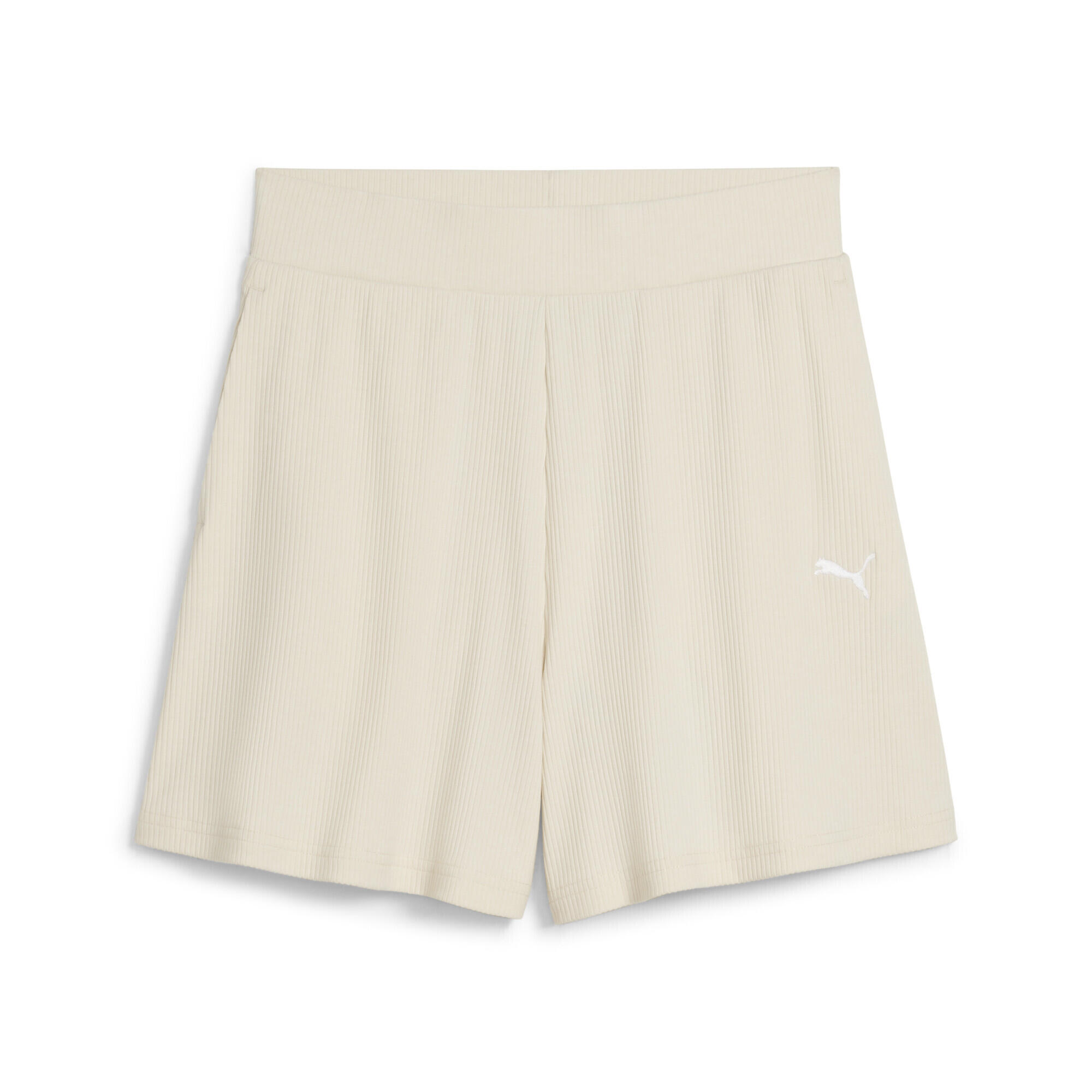 Calções mulher Ess Elevated Gerippte PUMA Alpine Snow White