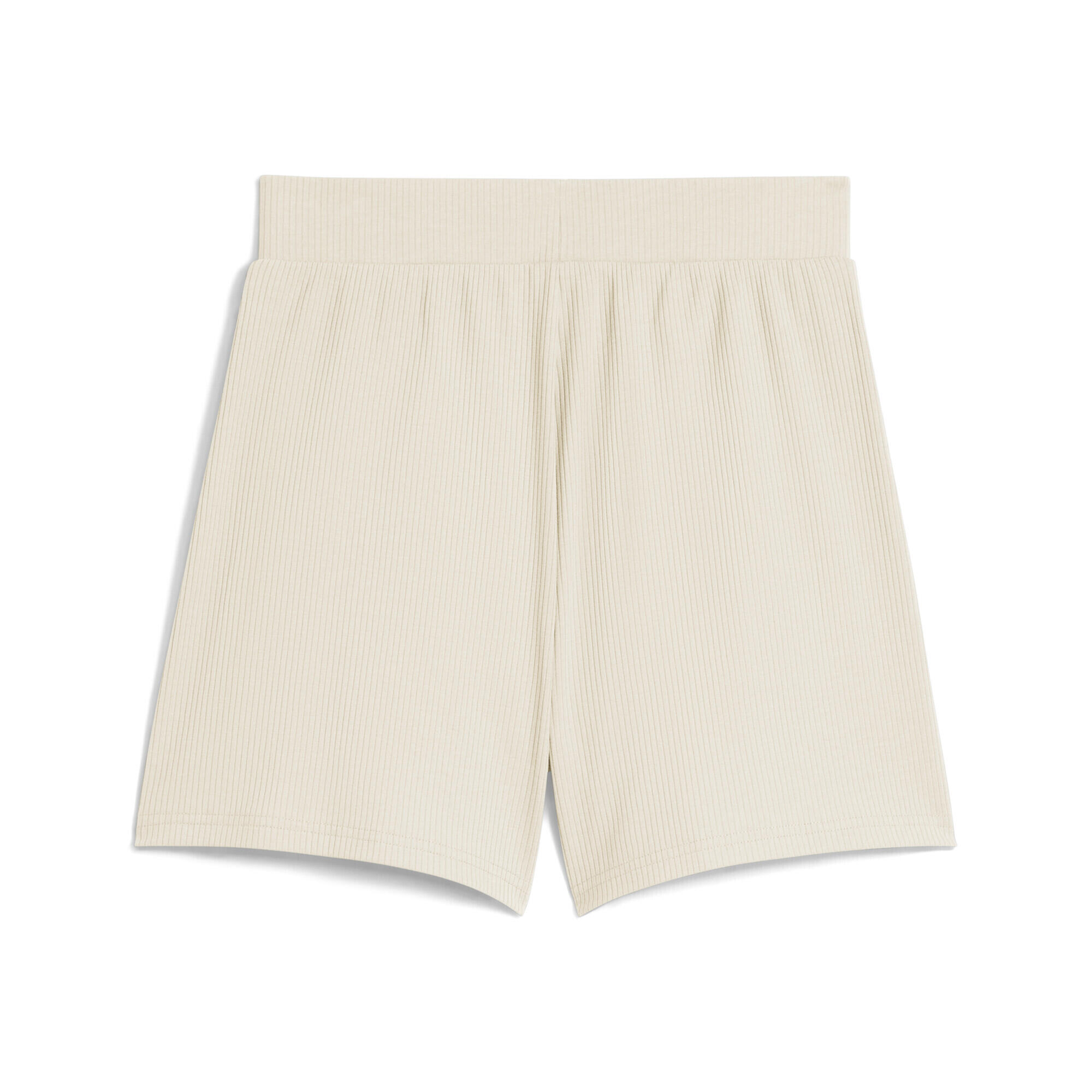 ESS ELEVATED 5" ribshort met hoge taille voor dames PUMA Alpine Snow White 6/7