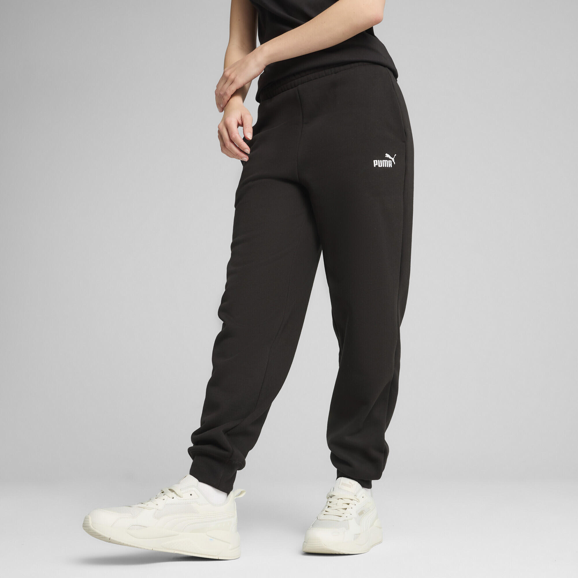 Pantalon de survêtement confort à taille haute et petit logo N° 1 ESS Femme PUMA 4/7
