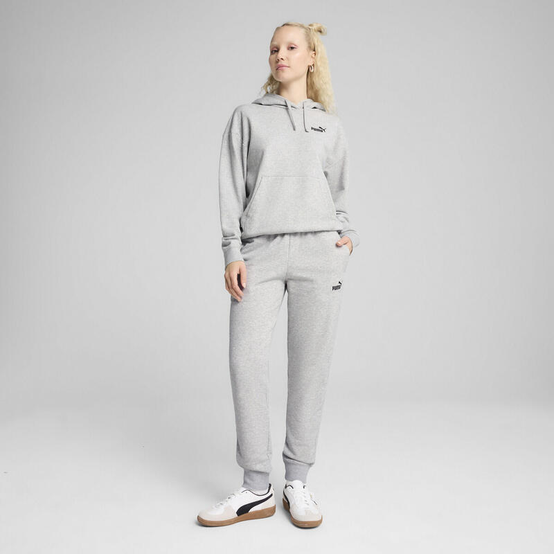 Pantalon drumeție femei ESS Small No. 1 Logo, negru PUMA Light Gray Heather