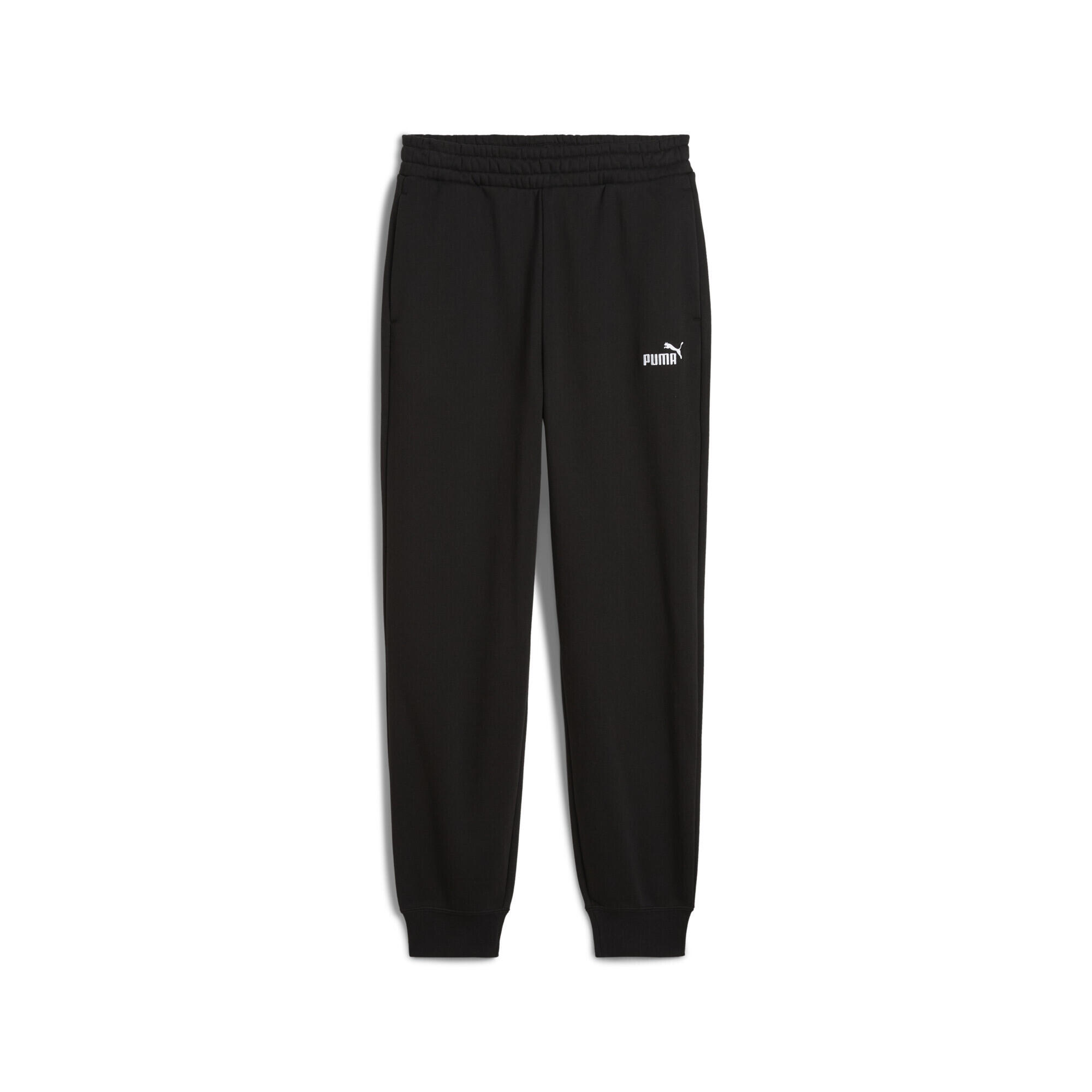 PUMA Pantaloni da tuta a vita alta con logo ESS N. 1 Comfort da donna PUMA Black