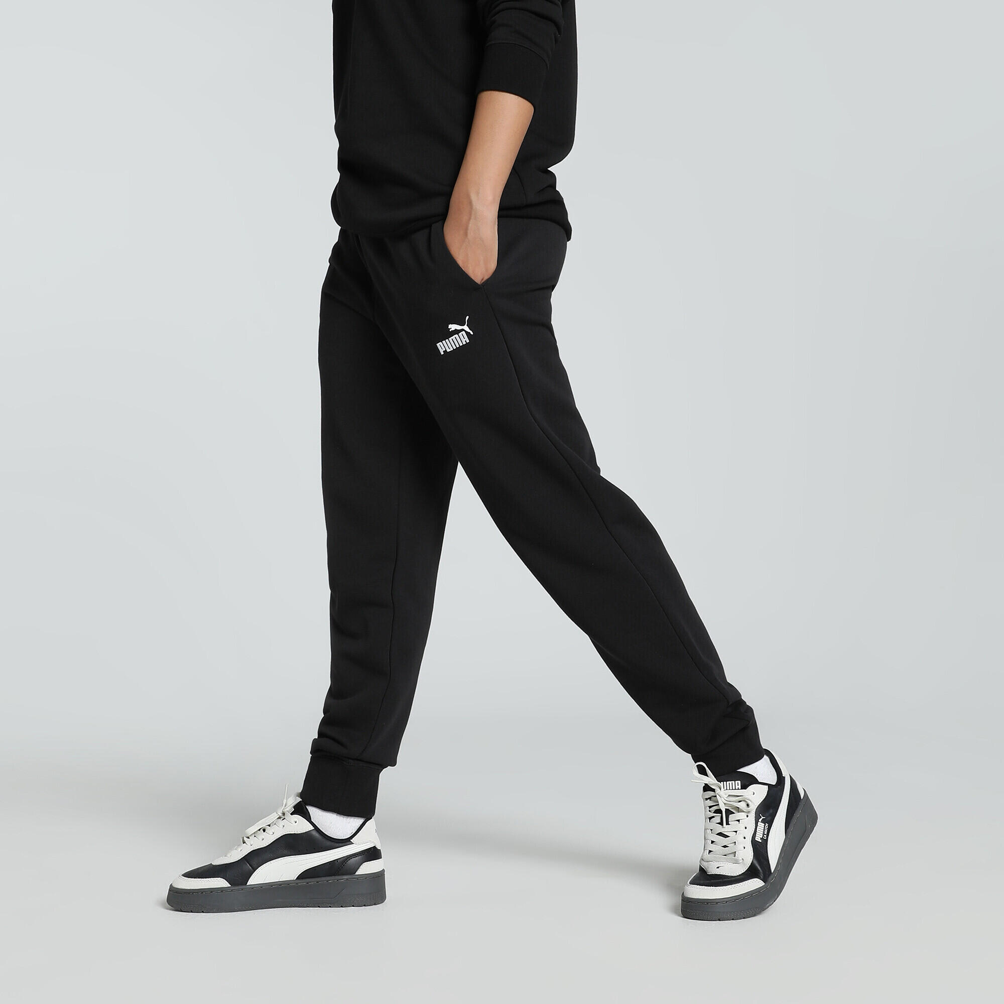 ESS Small No. 1 Logo Jogginghose Damen PUMA Black 3/7