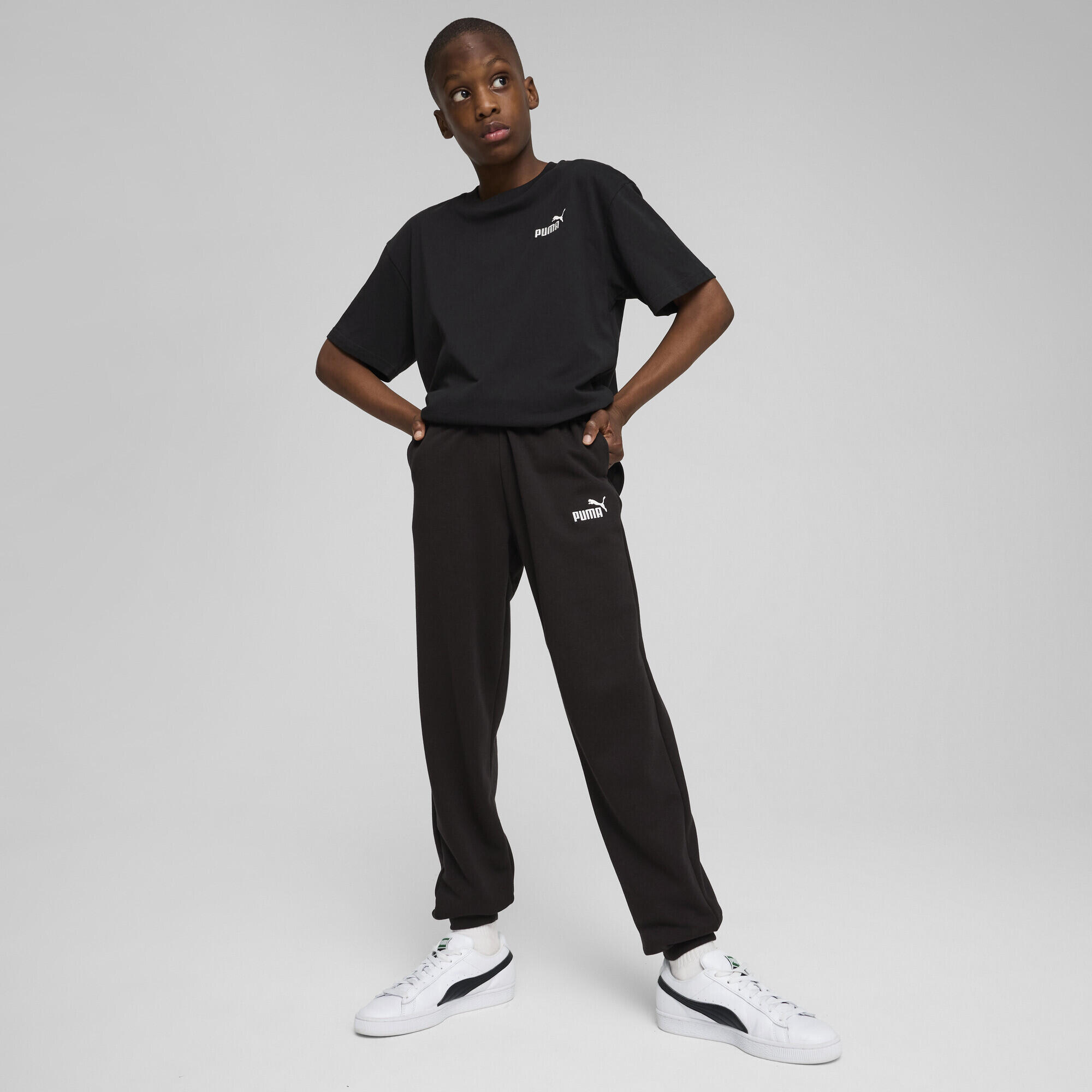 Pantalon de survêtement à logo N° 1 ESS Enfant et Adolescent PUMA Black 4/7