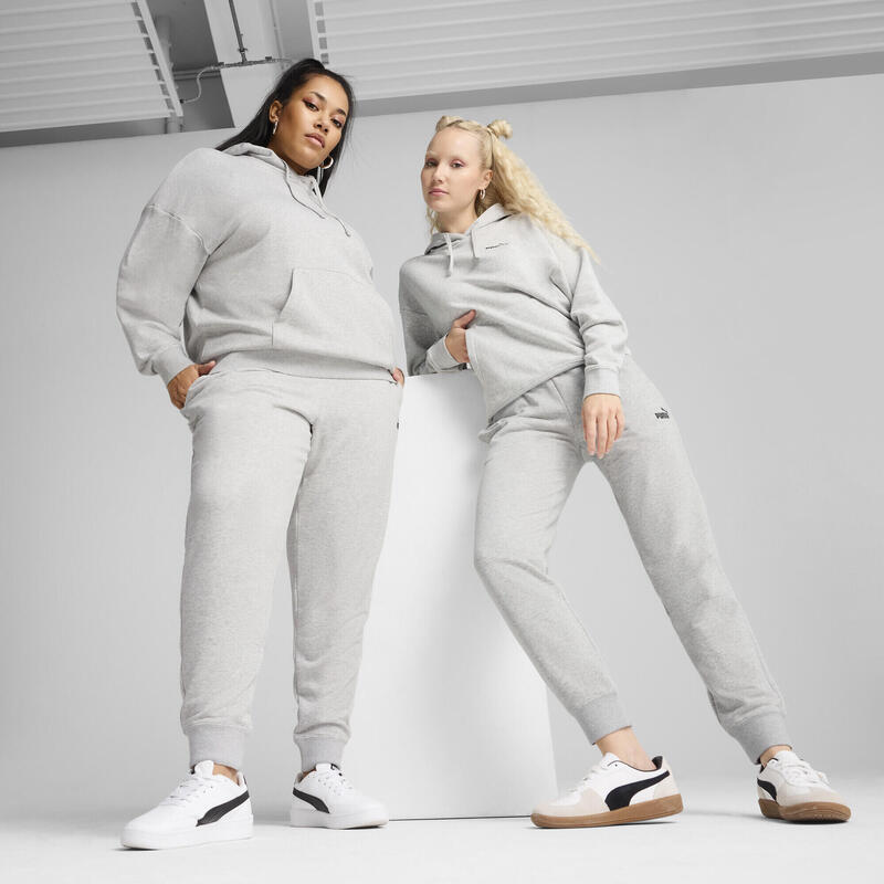 Pantalon drumeție femei ESS Small No. 1 Logo, negru PUMA Light Gray Heather