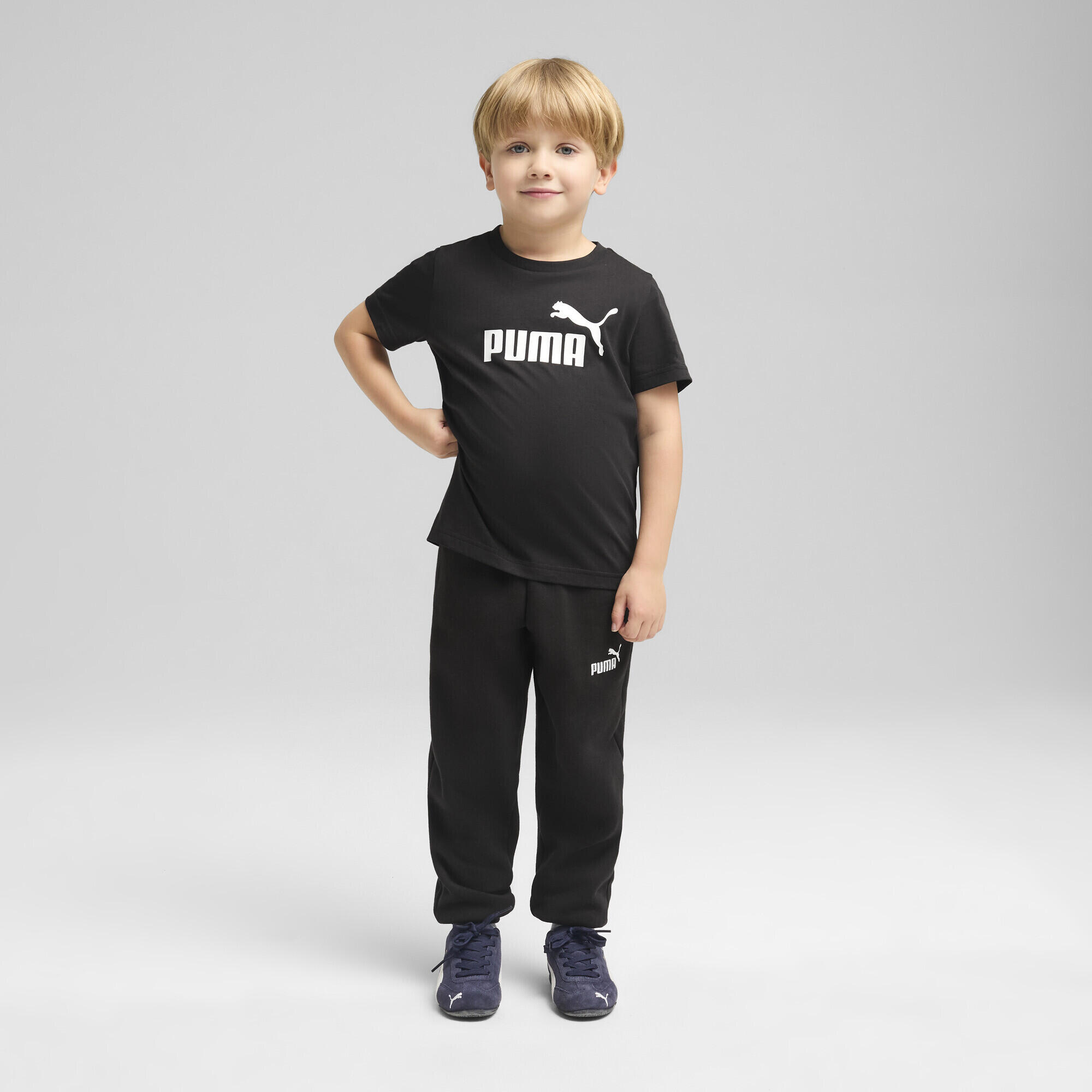 ESS No. 1 Logo Fleece-Jogginghose Jungen PUMA 5/7