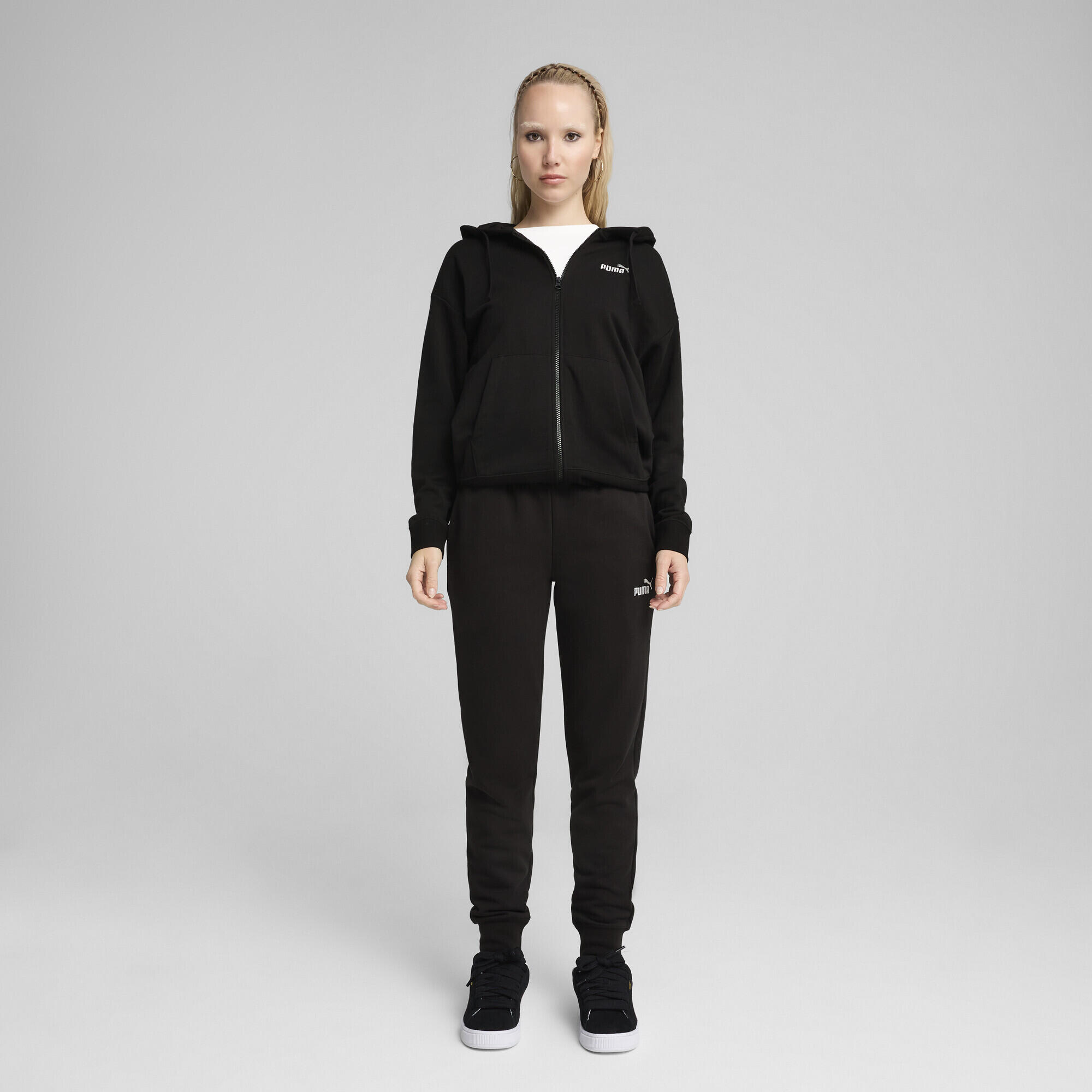 ESS Small No. 1 Logo Jogginghose Damen PUMA Black 6/7