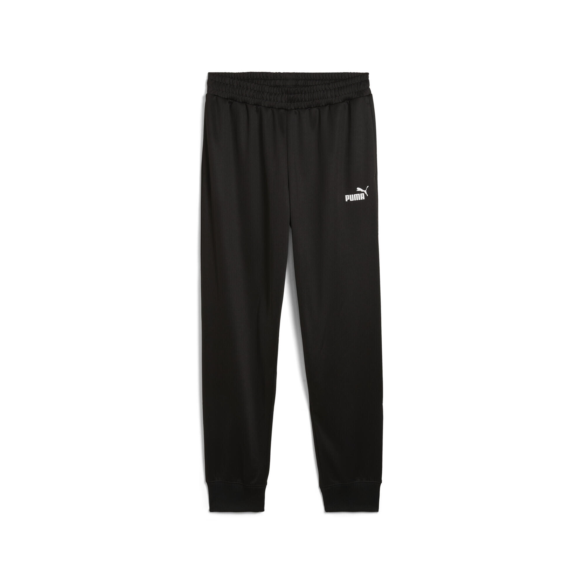 PUMA Pantaloni con logo Essentials N. 1 da uomo PUMA Black