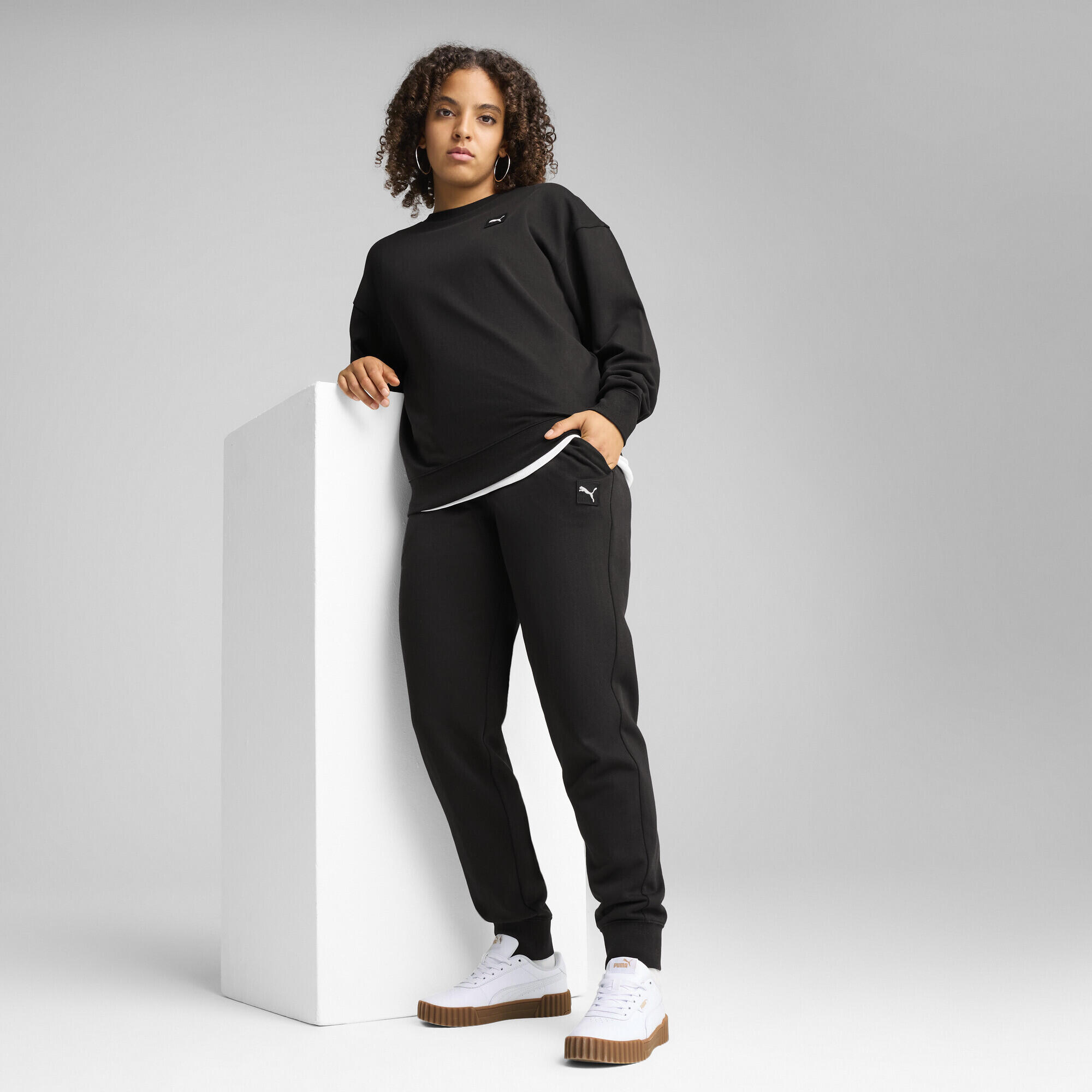 Pantalon de survêtement ESS ELEVATED Femme PUMA Black 4/7