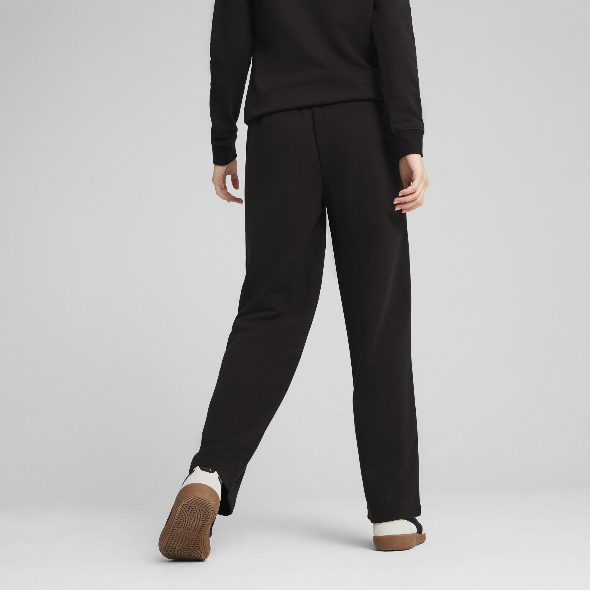 Pantalon confort tissé à petit logo N° 1 ESS Femme PUMA Black 5/7
