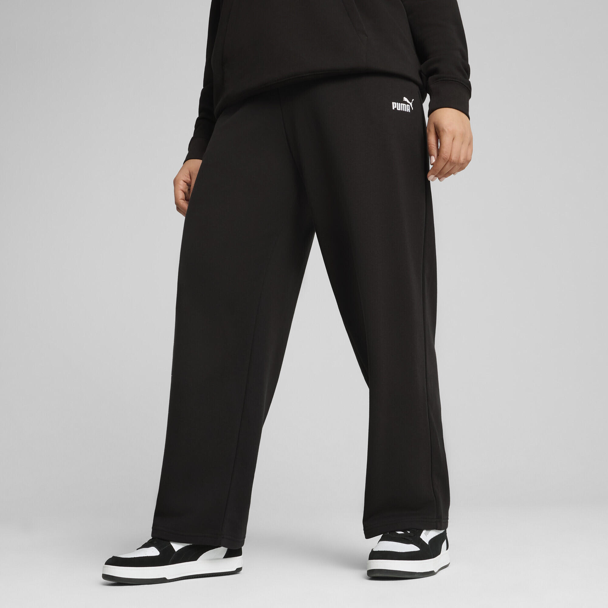 Pantalon confort tissé à petit logo N° 1 ESS Femme PUMA Black 4/7