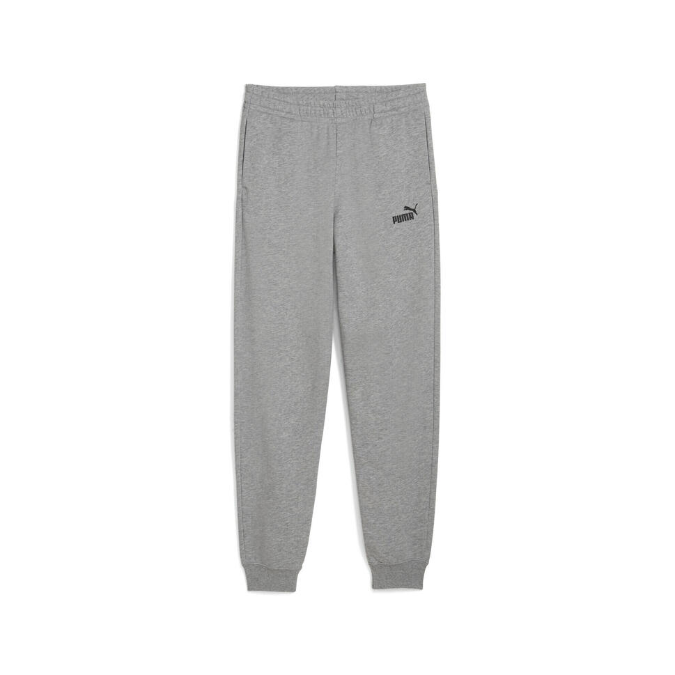 Młodzieżowe spodnie dresowe ESS z logo No. 1 PUMA Medium Gray Heather