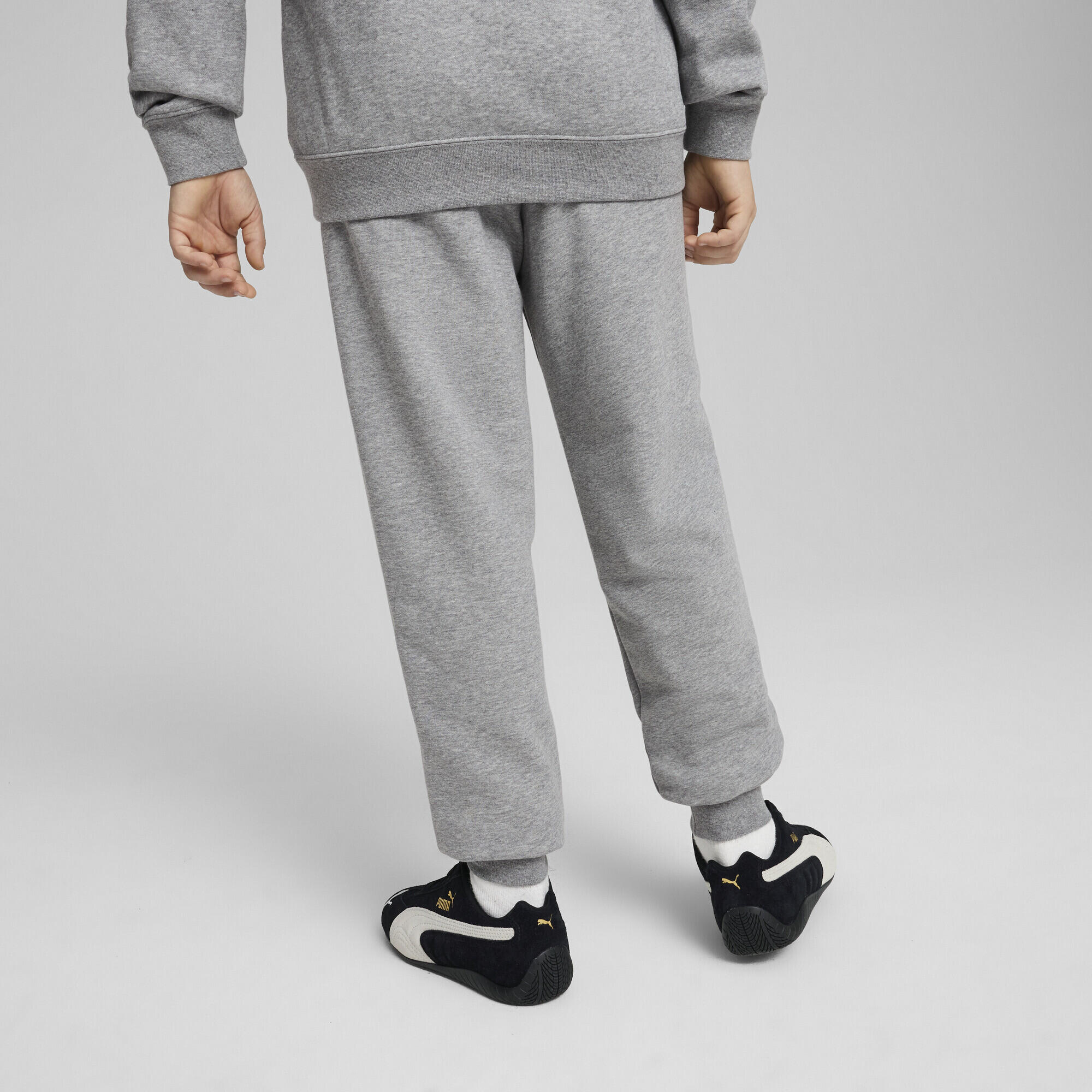 Pantaloni della tuta con logo ESS N. 1 per ragazzi PUMA Medium Gray Heather 3/7