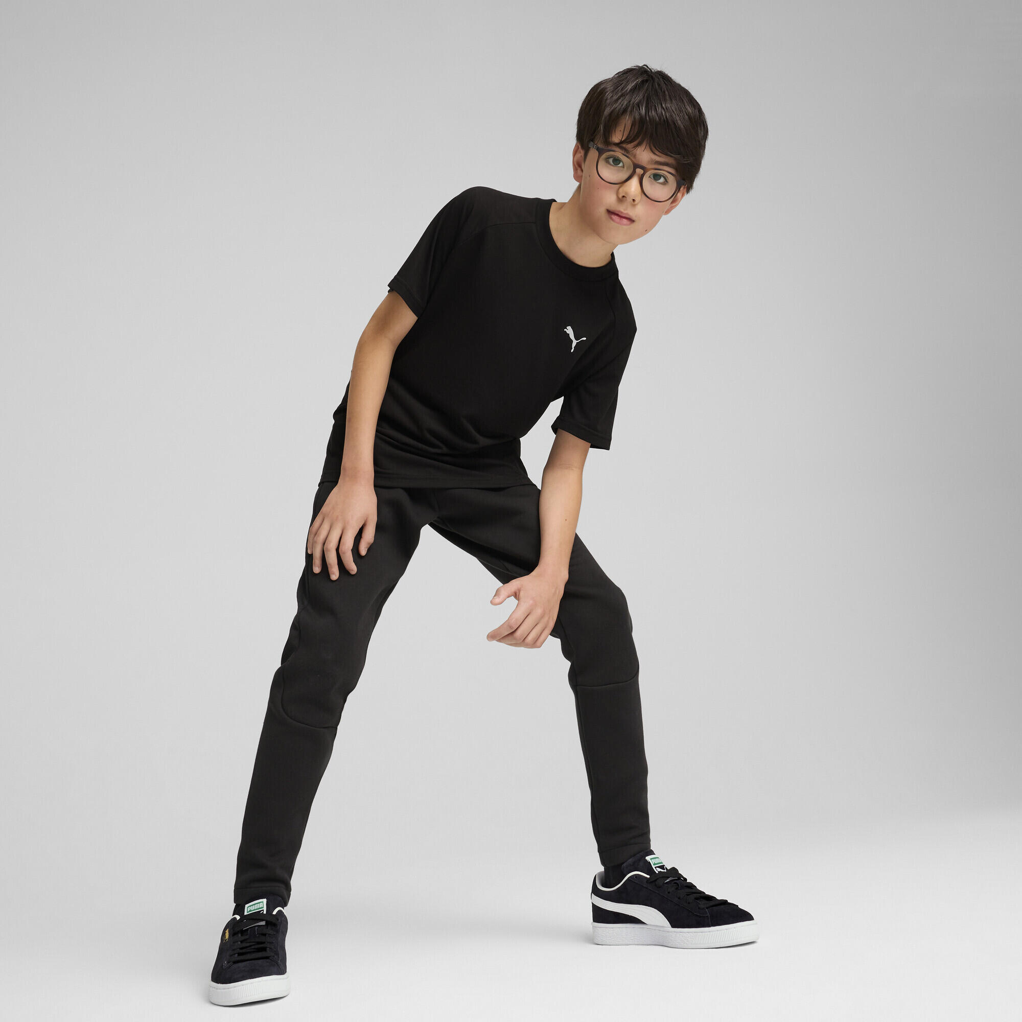 Pantaloni Evostripe da ragazzo PUMA Black 4/7