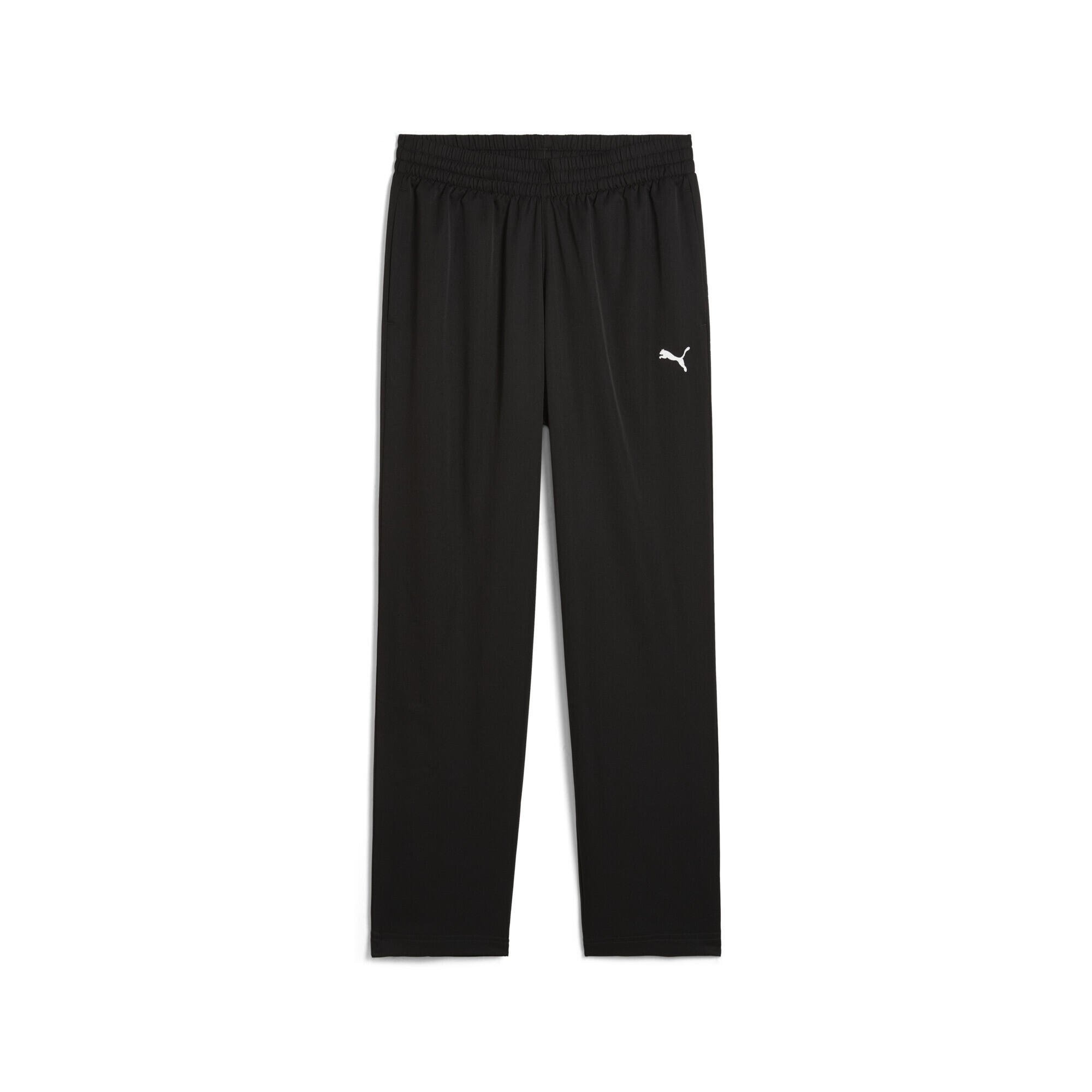 PUMA Pantaloni in tessuto Essentials da uomo PUMA Black